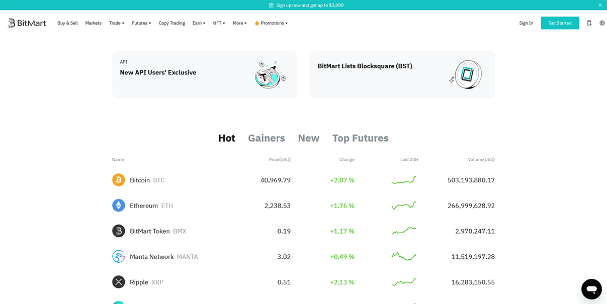 trading bot for Bitmart